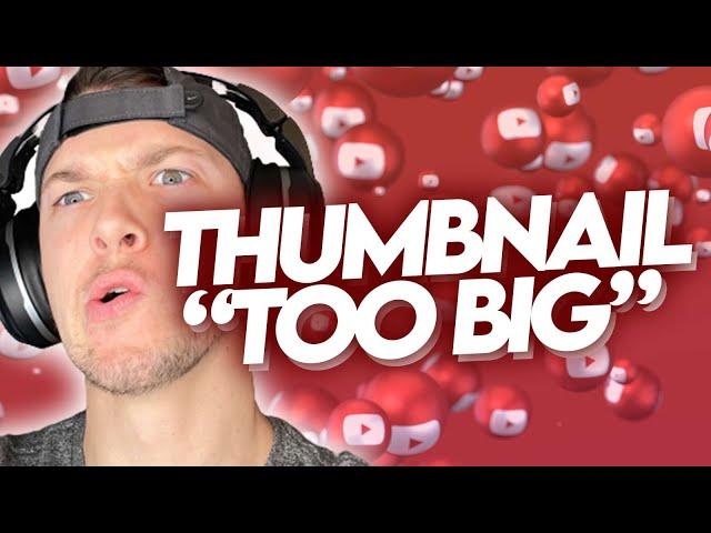 How To REDUCE IMAGE FILE SIZE For YouTube Thumbnails? Solution For 2MB Thumbnail Limit