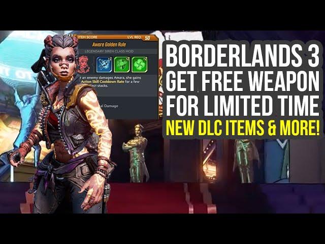 Borderlands 3 DLC 1 Weapons LEAKED, Free Limited Items, Drop Chance Increase & More! (Bl3 DLC 1)