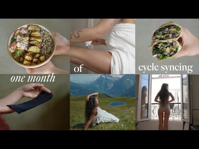 Eating and Living by my Menstrual Cycles | a guide to cycle syncing