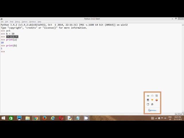 7 Swapping of Two Variable in Python Tutorial