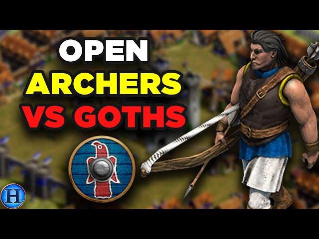 Why You Should Always Open Archers vs Goths | AoE2