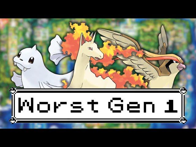 The Worst Gen 1 Pokémon