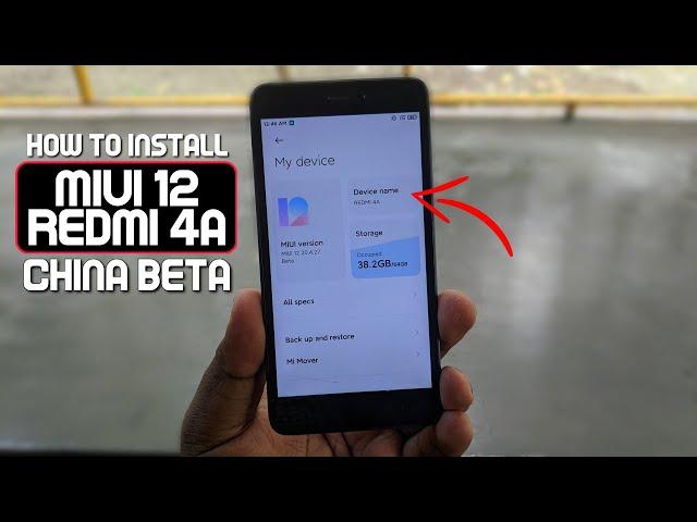 How to Install MIUI 12 on Redmi 4a || MIUI 12 GSI || Step by Step in Hindi