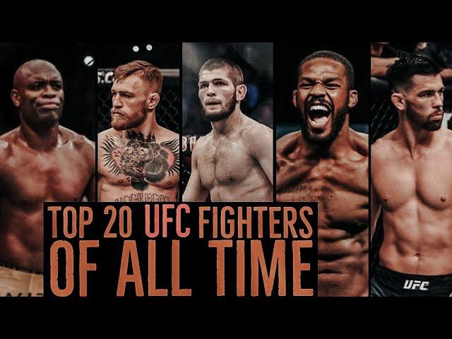 Top 20 UFC FIGHTERS Of All Time [HIGHLIGHTS] P4P RANKING