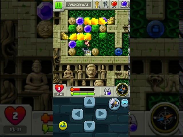 Diamond Quest: The Lost Temple. Angkor Wat. Stage 9. Full Walkthrough + Secret Exit.