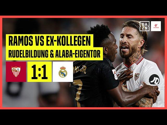 Rudelbildung, Ramos-Rettung & Alaba-Eigentor! FC Sevilla - Real Madrid 1:1 | LaLiga | DAZN