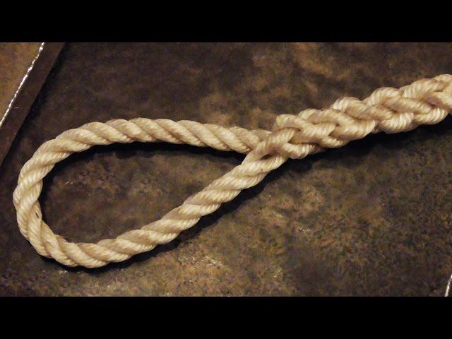 "Easy To Follow" - How To Tie An Eye Splice In 3 Strand Rope