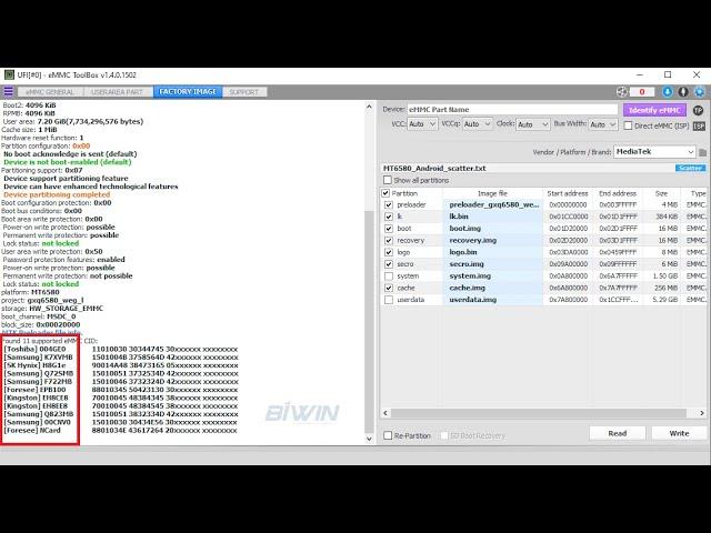 How To Change eMMC CID With UFi Box 2023