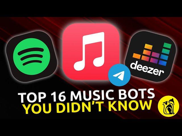 Top 16 Music Bots That You Didn't know | Best Hidden Telegram Bots