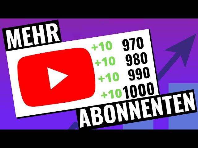 5 Tipps für MEHR ABONNENTEN auf Youtube