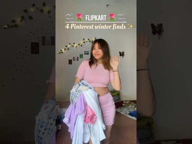 Flipkart Pinterest Winter haul 🫧 #flipkartfinds #pinterestfashion #flipkart #foryou #shorts