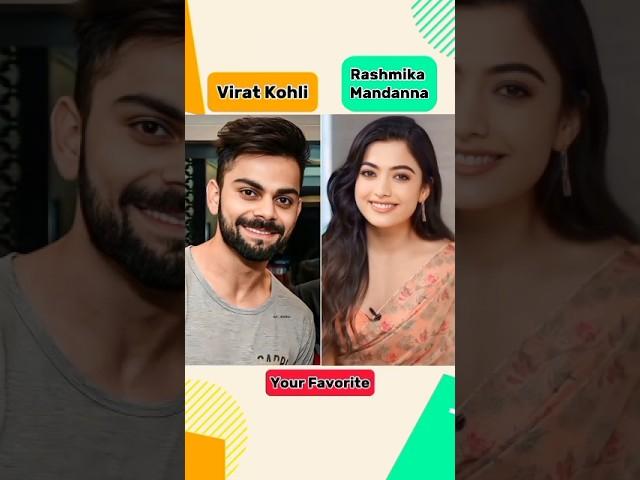 Virat Kohli And Rashmika Mandanna Life Journey Transformation #viratkohli #rashmikamandanna #shorts