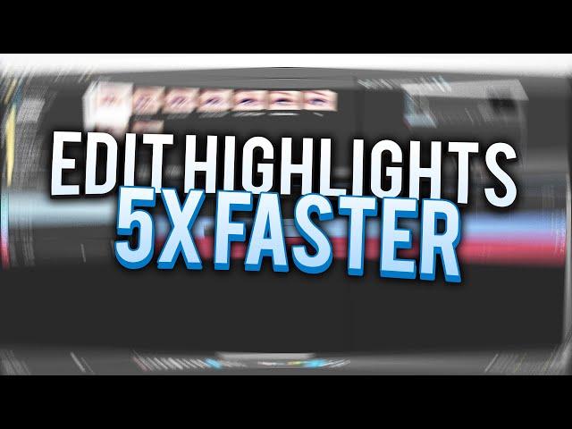 How to edit Highlights 5x faster! (Tutorial) [Vegas Pro] Dignal