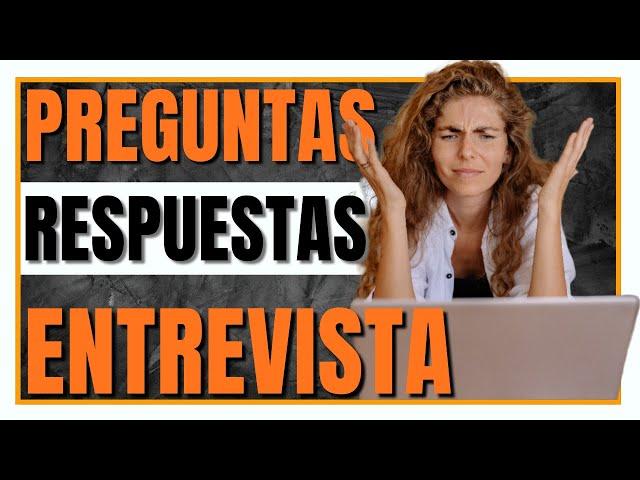 PREGUNTAS y RESPUESTAS en una ENTREVISTA de trabajo ️ ¡PASAS FIJO!