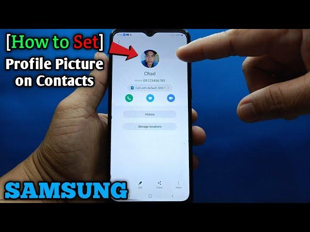 How to set profile picture on contacts in Samsung Galaxy A02