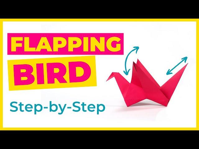 How To Make an Origami Flapping Bird | Easy Origami Intructions