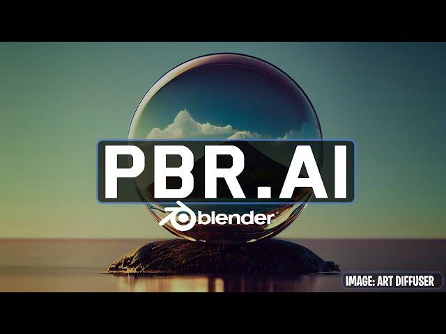 New Blender AI Tool to PBR Material!
