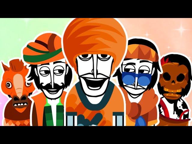 Incredibox all Characters with Orange (mods and main game)