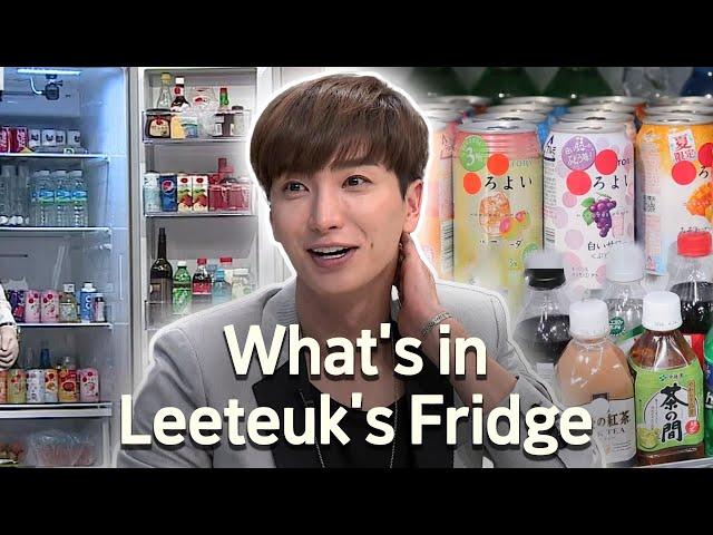 What's in Super Junior Leeteuk's fridge?  (ENG SUB) | Chef & My Fridge