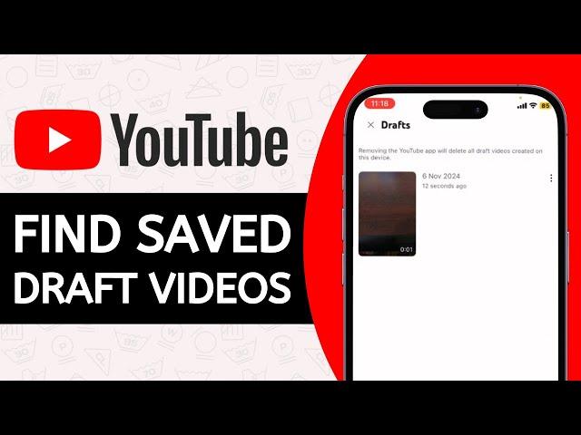 How to Find Saved Draft Videos in YouTube (2024 Update)