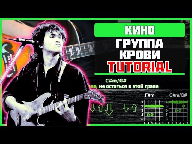 Как играть"Кино - Группа крови" на гитаре | Разбор песни +СОЛО