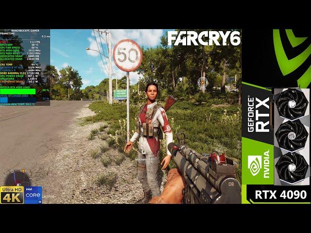 Far Cry 6 Ultra Settings Ray Tracing HD Textures 4K | RTX 4090 | i9 12900K 5.3GHz