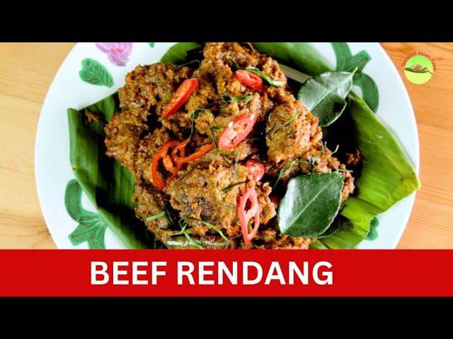 Beef Rendang (How to make authentic Indonesian Rendang)