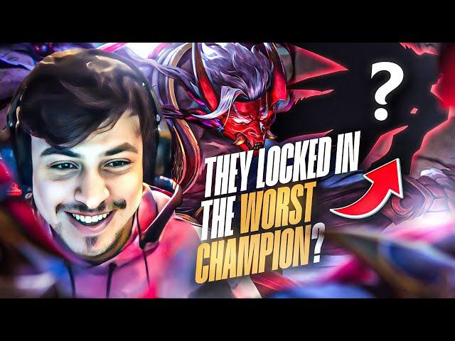 LL STYLISH | THEY LOCK IN WORST CHAMP IN THE GAME?