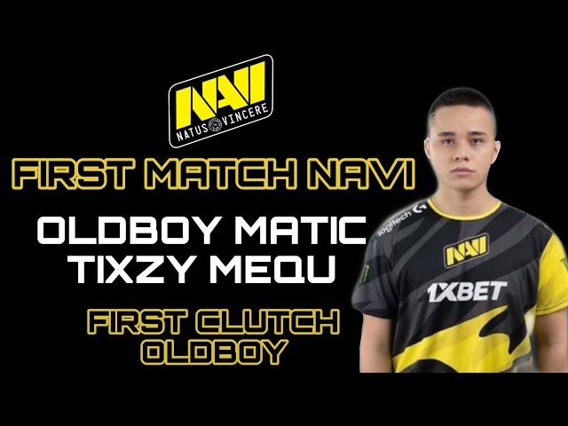 OLDBOY FIRST MATCH NAVI | TIXZY, MEQU, MATIC, NATUS VINCERE PUBG MOBILE