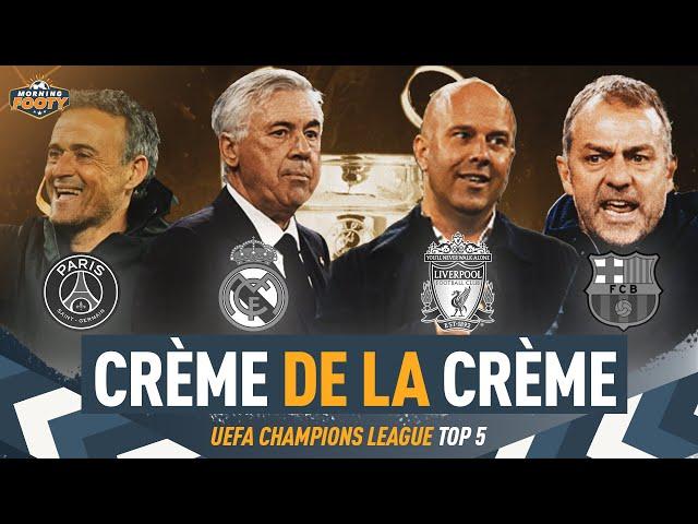 RANKING the Top 5 UEFA Champions League Managers | Flick, Slot, Ancelotti, Enrique, Simeone, Alonso