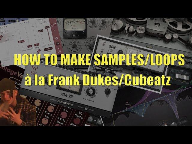 How to make sample loops à la Cubeatz/Frank Dukes | Audio Processing Tutorial