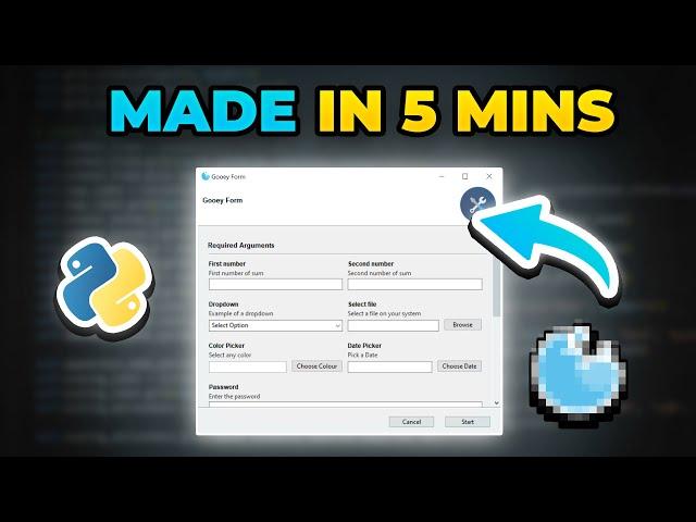 Create Python GUIs In 5 Minutes With This Package!