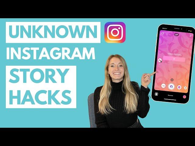 Instagram Story Hacks You Didn't Know Existed For 2021 l Hidden features!