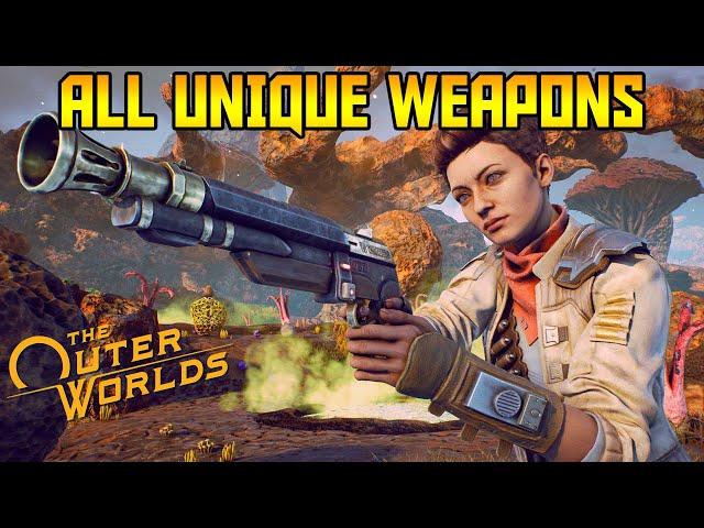 The Outer Worlds all unique weapons locations (Part 1)