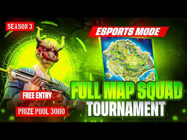 FREE FIRE LIVE FULLMAP ESPORTS TOURNAMENT PRACTICE MATCHES #nonstopgaming #fflive #liveguildtest