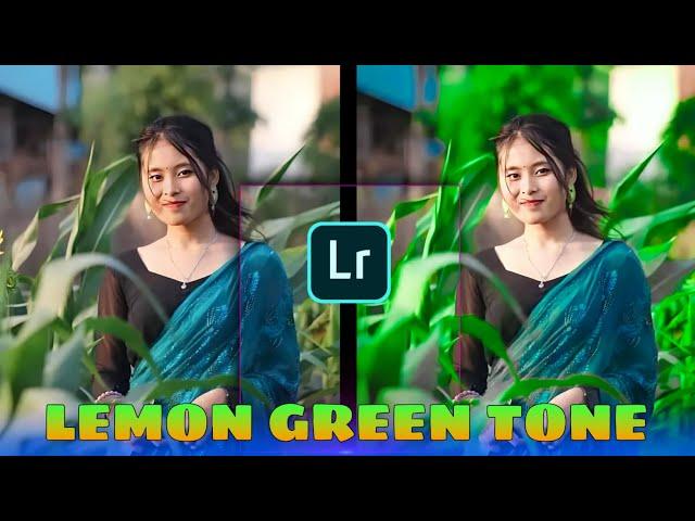 Lemon Green Tone Lightroom photo editing || Lightroom photo editing || lr editing