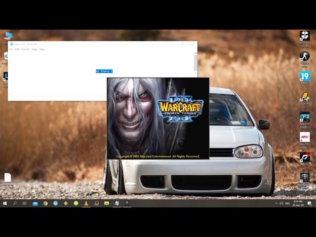 How to fix fullscreen Warcraft 3 - best easy mode