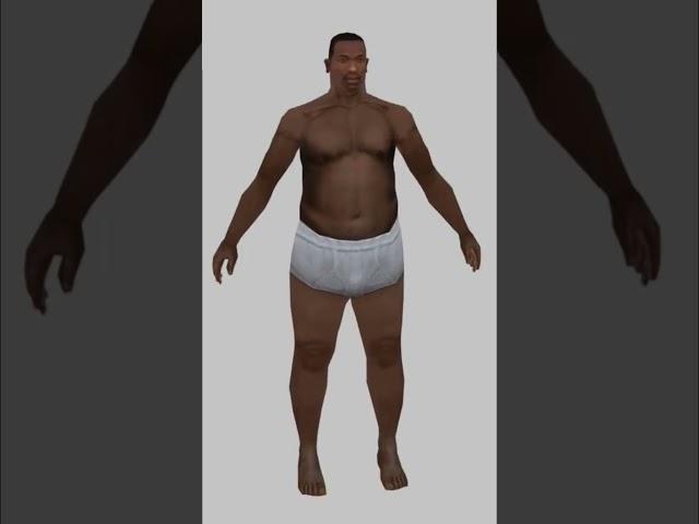 CJ's Body Transformation in Real Time  Gta San Andreas