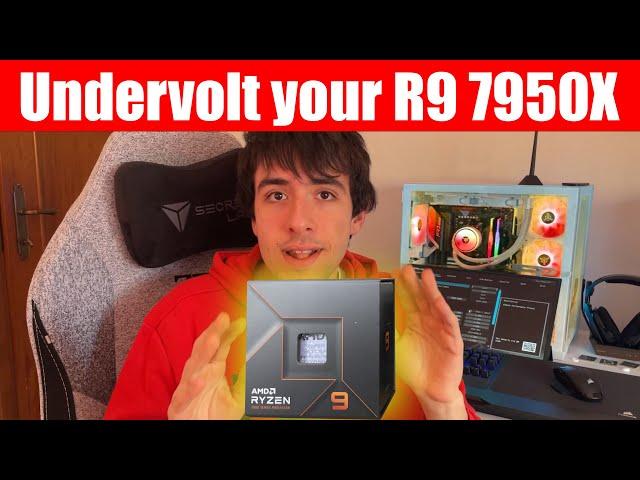 Undervolt your Ryzen 9 7950X for more FPS and Lower Temperature!