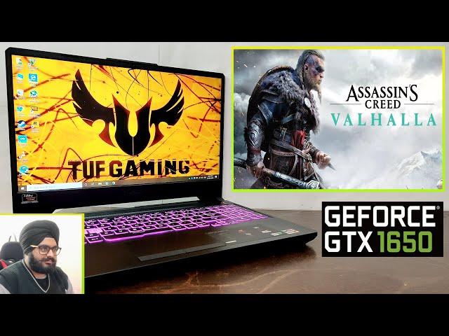 Assassin's Creed Valhalla - GTX 1650 - 8gb Ram - Asus Tuf A15 - Ryzen 5 4600H - Low + Medium + High