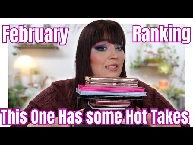 Ranking The 14 Palettes I tried in February From Worst to Best ..They can't All be for me!