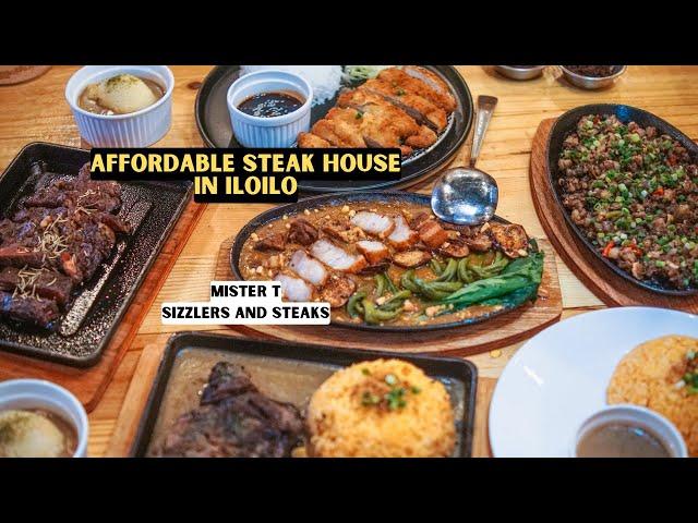 Affordable Steak house and sizzling in Iloilo that must try - Mister T