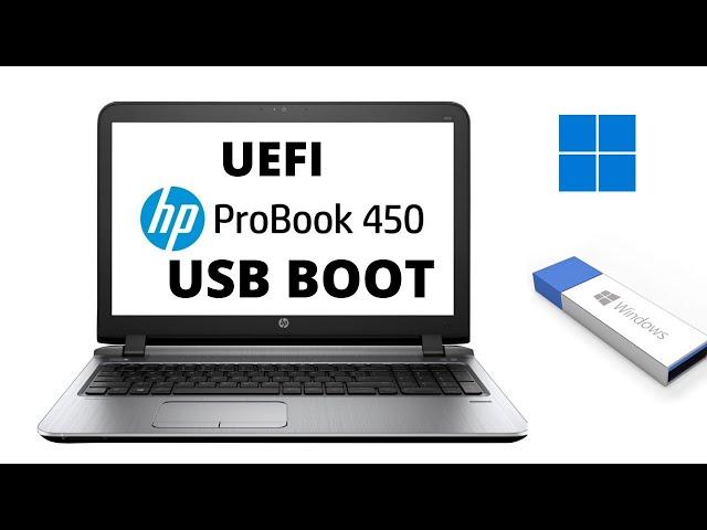 How To Enable UEFI USB Boot On HP Probook 450 G3