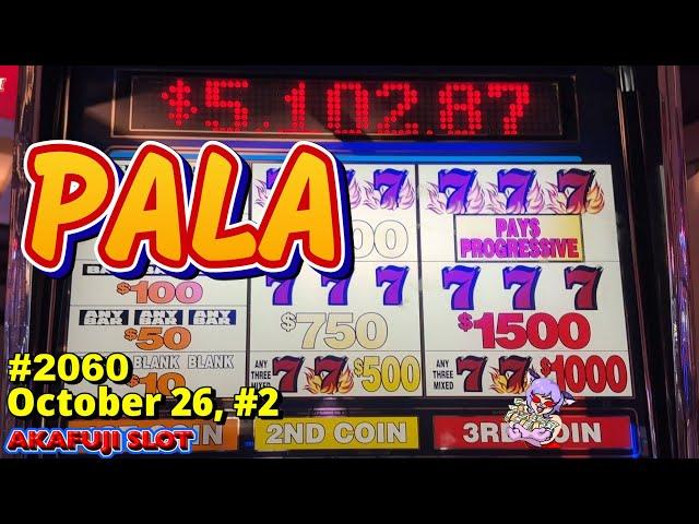 Blazing 7s Slot Machine, Wild Red Sevens at Pala Casino いや～ん