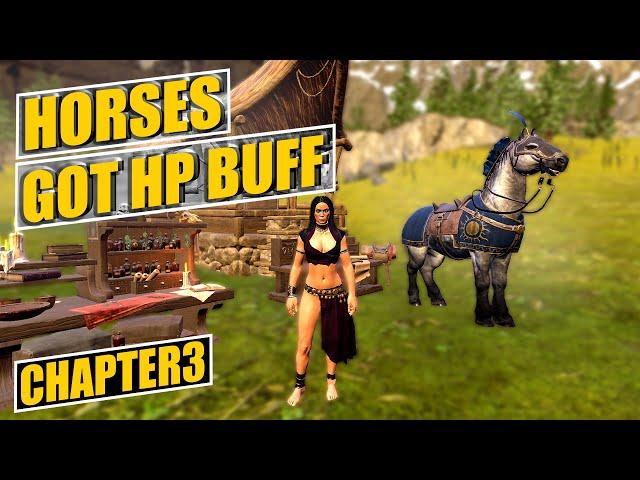 Horses Got Buffed - Conan Exiles Horse Tutorial:How To Use Horses For Pvp - Age Of Sorcery Chapter 3