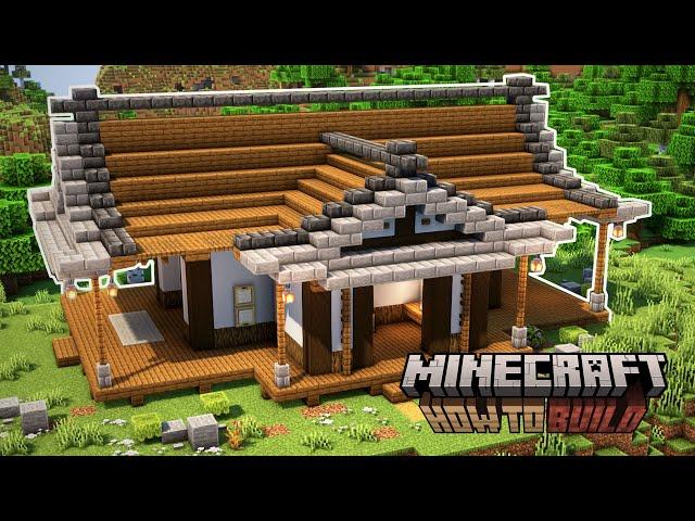 Minecraft: Japanese Starter House | Survival House Tutorial