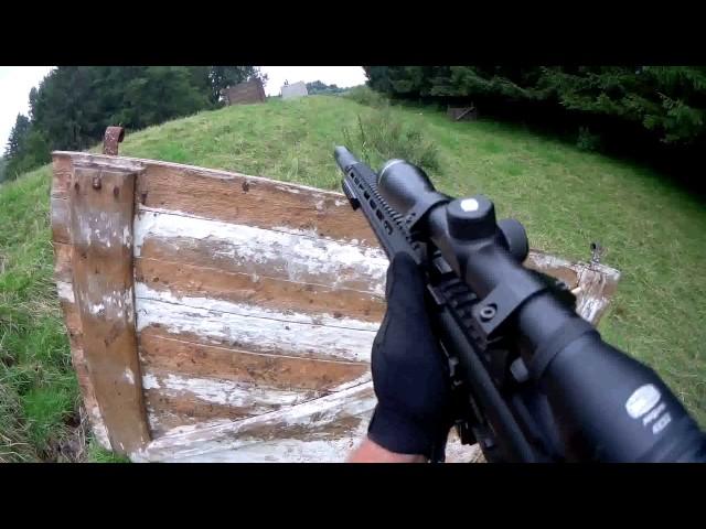 Kleines Airsoft Privatgame auf dem Deich