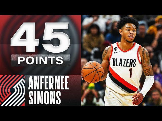 Anfernee Simons Pops Off For A Season-High 45 PTS In Utah | December 3, 2022