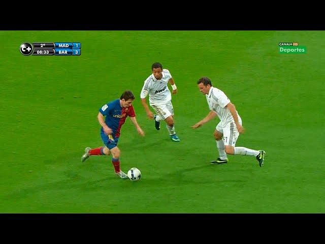 False 9 Messi vs Real Madrid (Away) 2008-09 English Commentary HD 1080i