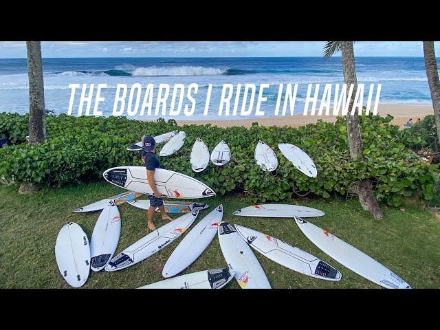 SURFBOARD TESTING IN HAWAII